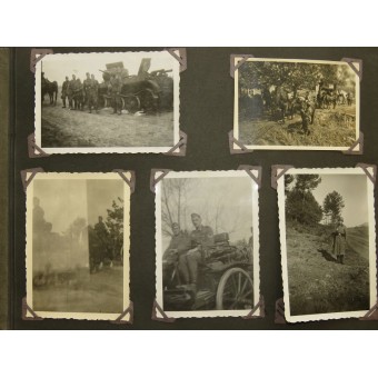 Fotos de combate del tripulante de mortero Wehrmacht. Espenlaub militaria